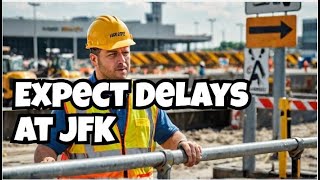 The whole JFK Airport is in renovation Be aware of delays [upl. by Crowe]