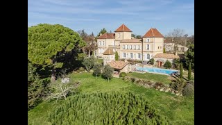 Chateau for sale with breathtaking views Near St Emilion [upl. by Bogosian503]