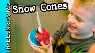 Shave It Ice SNOW CONES Sour Flavor Challenge wHobbyFamily Fun HobbyKidsVids [upl. by Lopez]