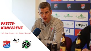 Pressekonferenz nach Hannover 96 II  Sven Benderr und Daniel Stendel [upl. by Ahsimek]