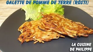 Galette de pomme de terre  750g [upl. by Drue]