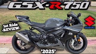 2025 Suzuki GSXR750 1st Ride amp Review  GOAT  Nothing Compares [upl. by Octavla]