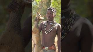 The Hadza use bows and arrows to hunt their food  they have been doing so for thousands of years [upl. by Merriam]