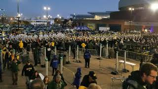 Michigan Marching Band 2024 Michigan State Game Parade to Stadium [upl. by Andrea71]