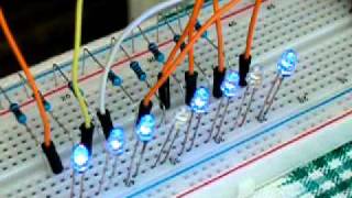 8 LED randomly Flashing [upl. by Iderf]