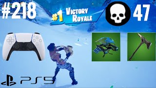 47 Elimination Solo vs Squads Win Fortnite Chapter 5 Season 1 PS5 [upl. by Ellehcor]