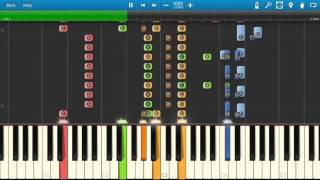 T Rex  Get It On  Piano Tutorial  Synthesia Cover [upl. by Dill940]