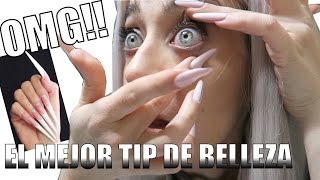 TIPS DE BELLEZA CÓMO PONER Y QUITAR LENTILLAS CON UÑAS LARGAS  Demostración paso a paso [upl. by Arni]