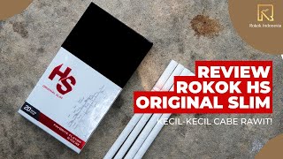 Review Rokok HS Original Slim  Rokok Indonesia [upl. by Blen]