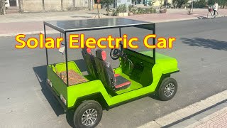 Make your own solar electric car  Full video [upl. by Berthoud134]