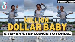 ‘MILLION DOLLAR BABY’ TikTok Dance Tutorial Step by Step  Ana Bensig [upl. by Notterb467]