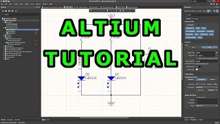 Tutorial 1 for Altium Beginners How to draw schematic and create schematic symbols [upl. by Eixirt52]