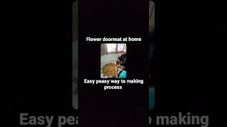 doormat easy process doormat diy handmade artandcraft paydandesign paydanbananekatarika jobat [upl. by Molini]