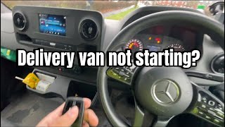 Mercedes Sprinter wont start  Called AA recovery Truck 🚗 got frozen and jamed 🙌🥺 [upl. by Euqinna]