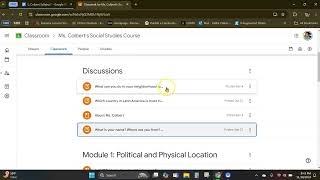 L Colbert Google Classroom LMS [upl. by Halyhs]