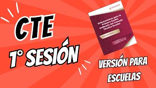 1° Sesión ordinaria del Consejo Técnico Escolar CTE 27 de septiembre 2425 [upl. by Assyl]