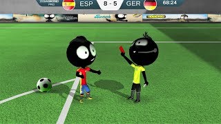 Stickman Soccer 2018 Android Gameplay 2 [upl. by Onailimixam]