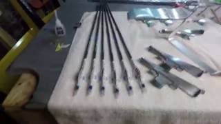 How to CUSTOM WRAP and FLETCH ARROWS  Jojans MultiFletcher [upl. by Onder565]