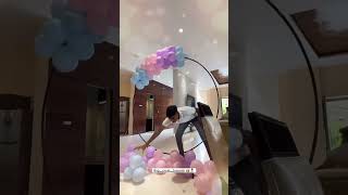 Balloon decoration kaise Karen  ring setp balloon decoration kaise Kare [upl. by Regor]