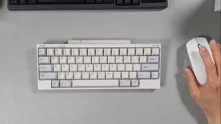 HHKB TypeS Typing Test and Comparison [upl. by Sonitnatsnoc]