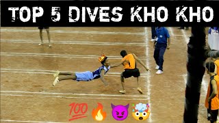 Top 5 Dives in Kho Kho [upl. by Manbahs401]