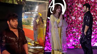 Paras Chhabra and Mahira Sharma IGNORE Each Other  Ex Couple arrives at Arti Singh Sangeet [upl. by Eardnoed]