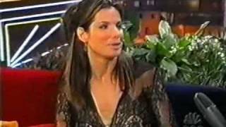 Sandra Bullock on Leno  28 Days part1 [upl. by Aicak614]