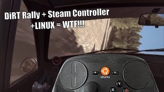 Steam Controller  Dirt Rally  Linux [upl. by Linskey]