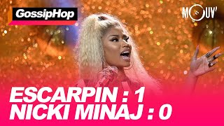 Escarpin  1  Nicki Minaj  0 GOSSIPHOP [upl. by Accalia]