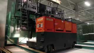 Electric Multidirectional Sideloader M150 for Glass Transport [upl. by Nimajnab]