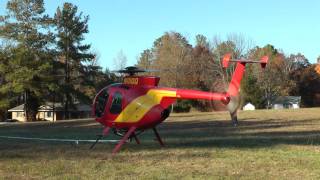 Aerial Solutions Inc Helicopter Trimming Trees around Power Lines [upl. by Nevile]