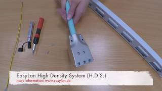 EasyLan® High Density System HDS Kupfer Panel Montage [upl. by Eugine645]