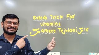 A complete trick on vitamins deficiency sources and types by Sameer Tejwani Sir [upl. by Sirama819]