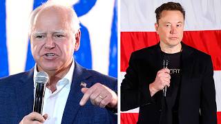 Tim Walz Calls Elon Musk a “Dips” While Russian Disinfo Spreads On X [upl. by David]