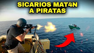 ¡Así MAT4N a los PIRATAS SOMALIES en el océano [upl. by Airb]