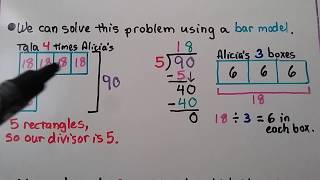 4th Grade Math 412 Word Problem Solving MultiStep Division Problems [upl. by Sile]