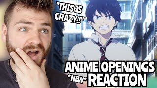 First Time Reacting to NEW amp OLD ANIME OPENINGS amp ENDINGS  ANIME REACTION [upl. by Elgna]