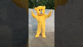 🐻Teddy dance 😉 kaathu  crazy teddy bear shorts funnyshorts comedyvideo [upl. by Henrique]