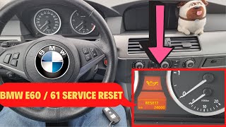 RESETARE SERVICE BMW E60  E61  SUPER USOR SI RAPID [upl. by Pierre]