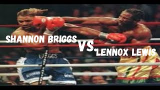 Lennox Lewis Shannon Briggs Ezdi  Lennox Lewis vs Shannon Briggs 1998 [upl. by Ronyar766]