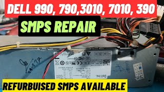 Dell Power Supply Repair  Dell optiplex 390 790 990 3010 7010 9010 SMPS Repair  H240AS00 [upl. by Nothgiel334]