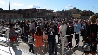 Cattolica Eraclea inaugurazione scuola via Oreto [upl. by Ydnem]