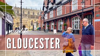 Gloucester UK  City Walk 2024 [upl. by Bushore]