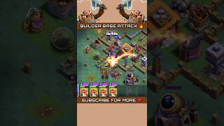 Builder Base Attack Strategy 😱  Subscribe MrPaw8 clashofclans shorts ytshorts coc [upl. by Nolitta479]