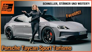 Porsche Taycan Sport Turismo 2024 Schneller Stärker und weiter Fahrbericht  Review  Facelift [upl. by Fosque44]