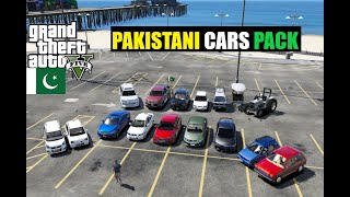 HOW TO DOWNLOAD AND INSTALL PAKISTANI CARS PACK MOD IN GTA 5  PAKISTAN REAL LIFE MODS INSTALLATION [upl. by Vlada]