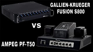 Gallien Krueger Fusion S VS Ampeg PfT50 [upl. by Yclehc]