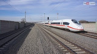 ICE Streckenübersicht 300 kmh bis 230 kmh [upl. by Etat]