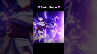 💜 Raiden shogun 💜 genshinimpact genahinimpactlive genshinshorts [upl. by Enaek]