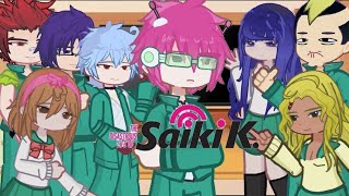 TDKLOSK react to saiki and his Friends Gacha lifeAngst [upl. by Couture142]